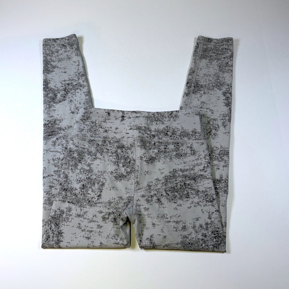 Athleta Girl High Rise Textured Chit Chat Tight Gray Leggings Size L 12 259A5 - Picture 4 of 8